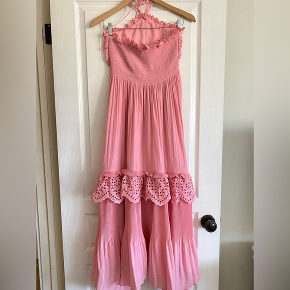 Ramybrook Dulce Smocked Halter Midi Dress - Picture 4 of 12